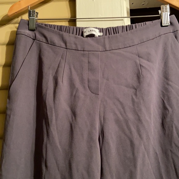 R LABEL Casual Pull on Gray Crepe Jogger medium - Picture 2 of 11